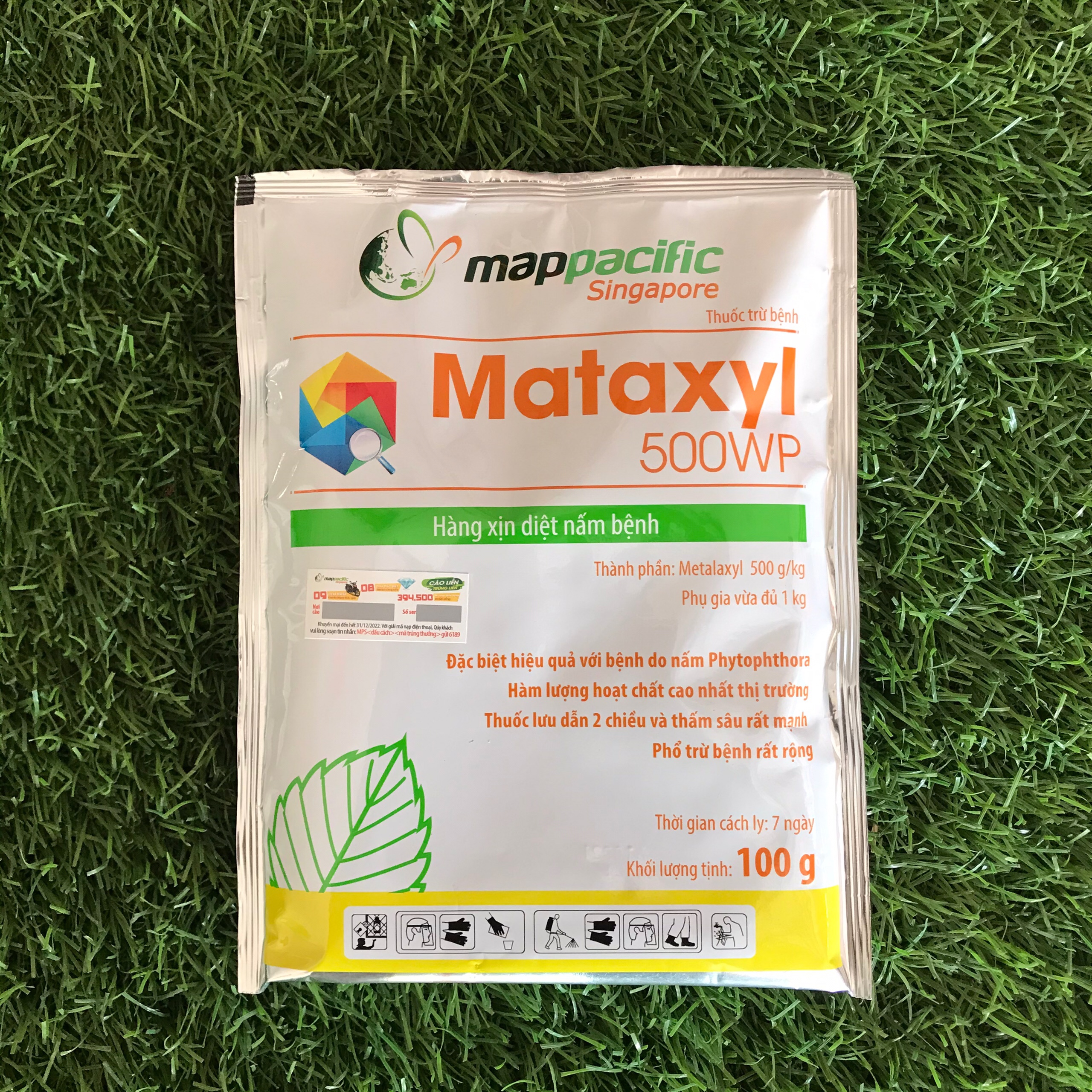 Thuốc trừ bệnh Map Mataxyl 500WP - Gói 100g